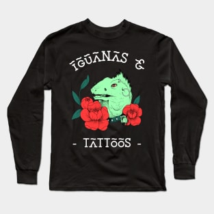 Iguanas and Tattoos Long Sleeve T-Shirt